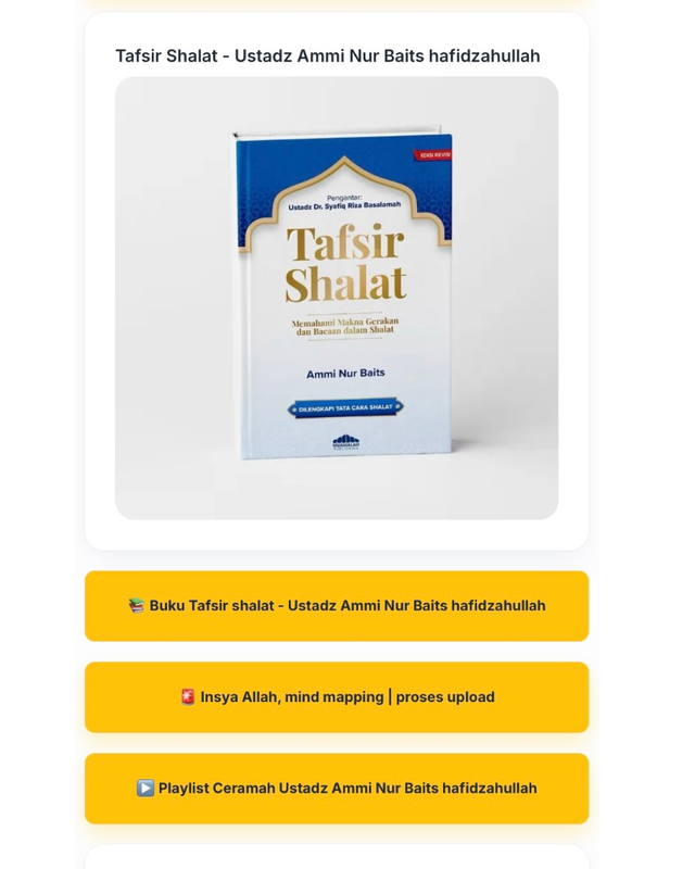 Highlight image for PERBAIKI IBADAHMU SESUAI AL-QURAN DAN SUNNAH (BERMANHAJ SALAF)