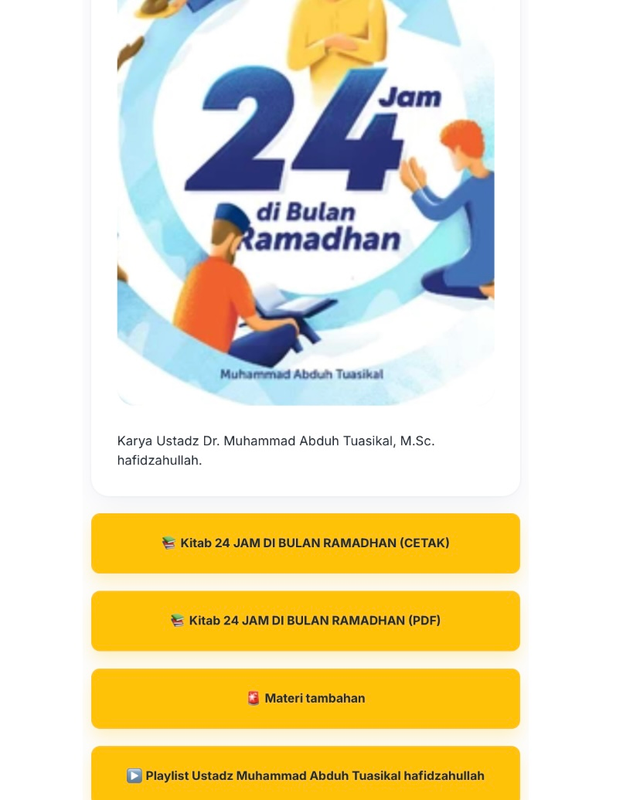 Highlight image for PERBAIKI IBADAHMU SESUAI AL-QURAN DAN SUNNAH (BERMANHAJ SALAF)