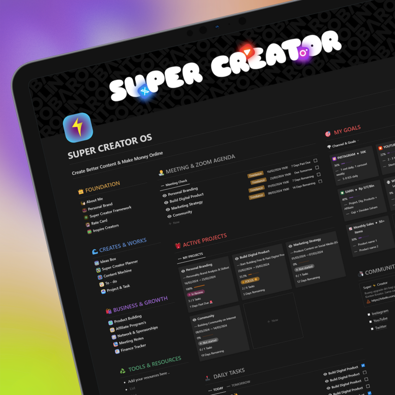 Highlight image 1 for SUPER CREATOR PLANNER