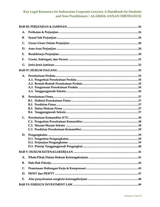 Highlight image for Handbook II - Key Legal Resources for Students and New Corporate Lawyers