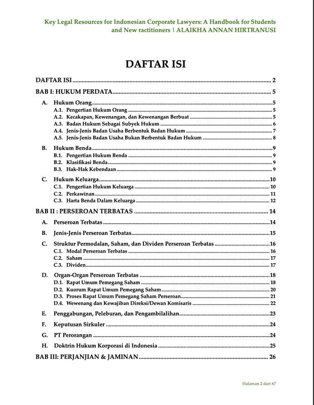 Highlight image for Bundling for Handbook I (Litigation Lawyer) & II (Corporate Lawyer)