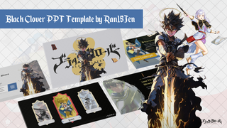 image for BLACK CLOVER FULL PPT TEMPLATE button