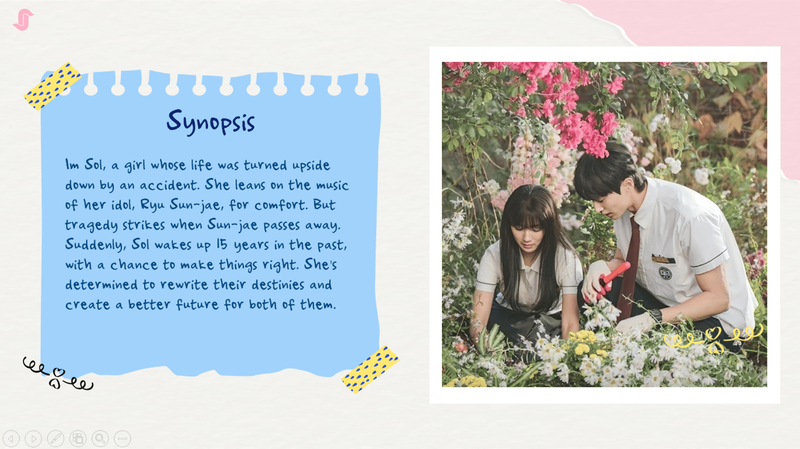 Highlight image for PPT TEMA SCRAPBOOK LOVELY RUNNER