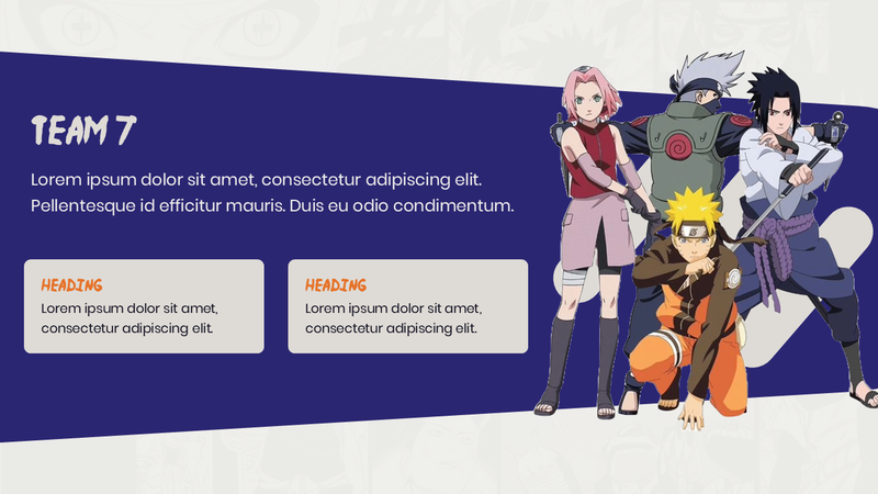 Highlight image for NARUTO PPT TEMPLATE