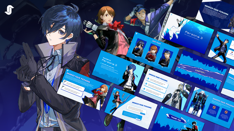 Highlight image 1 for Persona 3 Full PPT Template