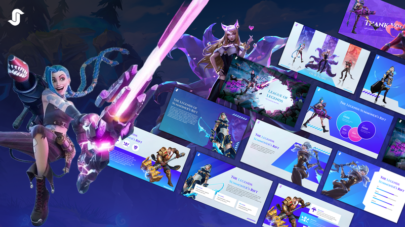 Highlight image for League of Legends PPT Template
