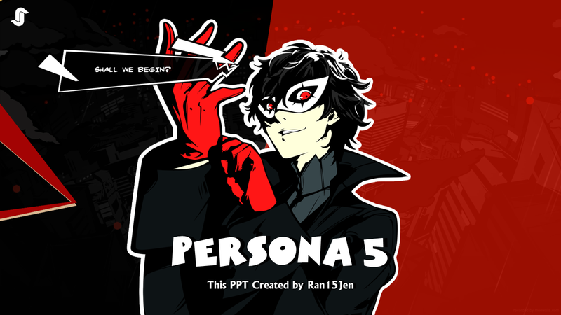 Highlight image for Persona 5 Full PPT Template