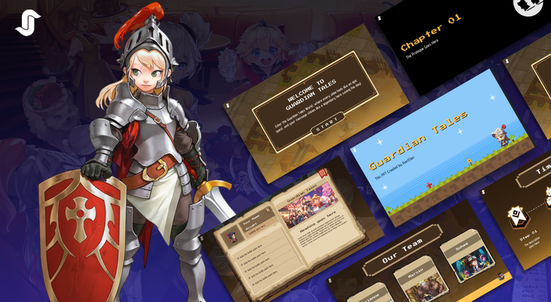 Highlight image for Guardian Tales PPT Template