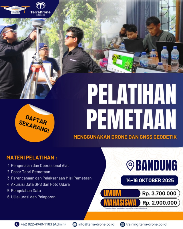Highlight image 1 for Pelatihan Drone untuk Pemetaan (3 Hari Teori & Praktik Offline)
