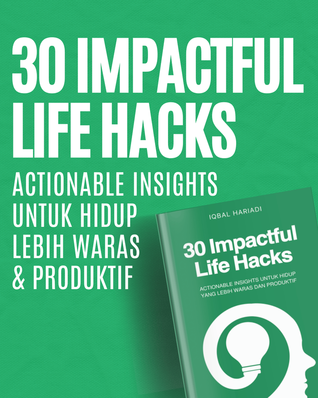 Highlight image for 30 Impactful Life Hacks - Iqbal Hariadi (Ebook)