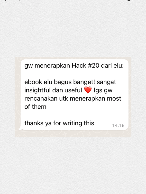 Highlight image for 30 Impactful Life Hacks - Iqbal Hariadi (Ebook)