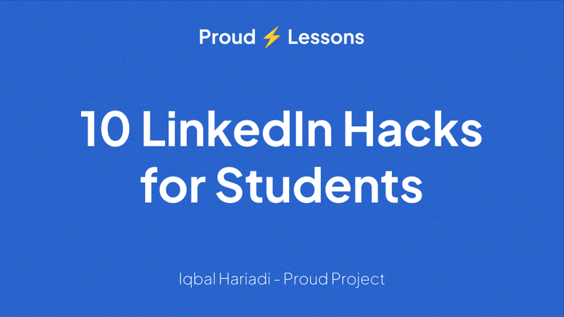 Highlight image for Linkedin Hacks For Students / Mahasiswa