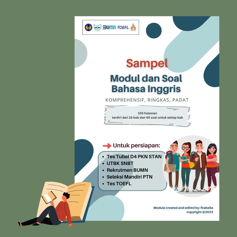 Highlight image for [FREE] Sampel Chapter 1 E-book Modul dan Soal Bahasa Inggris Lengkap