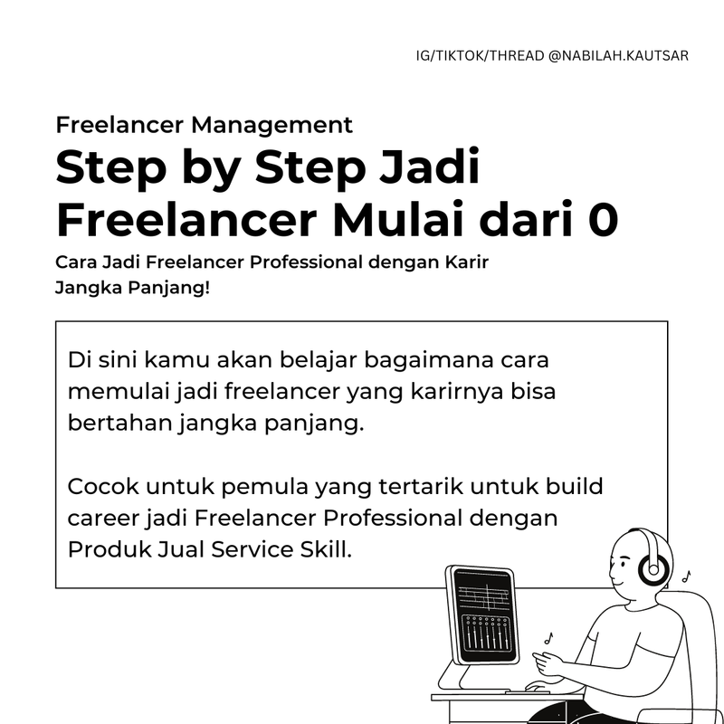 Highlight image for Step by Step Jadi Freelancer Pemula (Video, Modul PDF & Privat Mentoring)