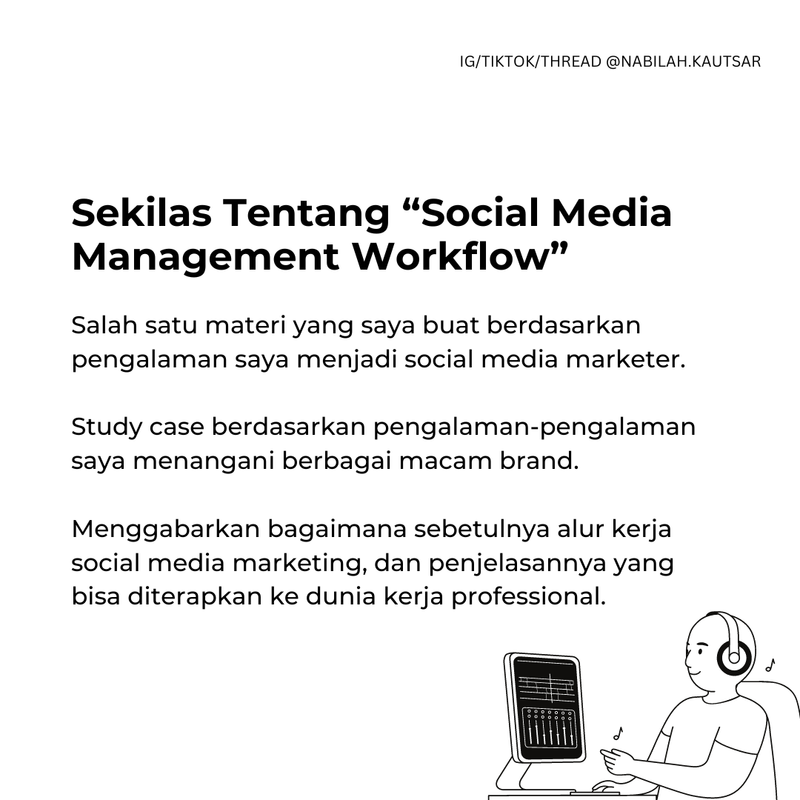 Highlight image for [VIDEO & MODUL, Bonus Templete] Step by Step Social Media Management 