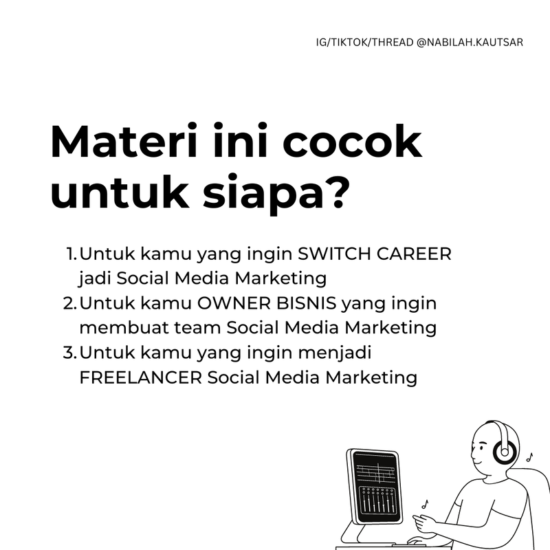 Highlight image for [VIDEO & MODUL, Bonus Templete] Step by Step Social Media Management 