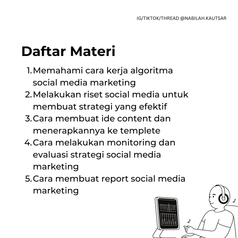 Highlight image for [VIDEO & MODUL, Bonus Templete] Step by Step Social Media Management 