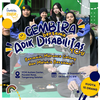 image for Gembira Bersama Adik Disabilitas YCHI button