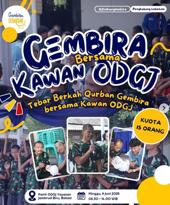 image for Gembira Bersama Kawan ODGJ: Tebar Berkah Gembira bersama Kawan ODGJ button