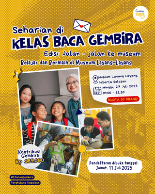 image for Seharian di Kelas Baca Gembira: Jalan-Jalan ke Museum button