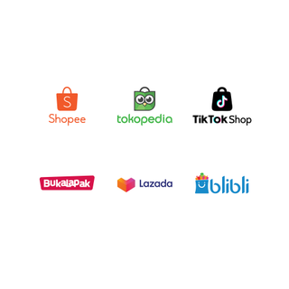 image for Shopee, Tokopedia, Tiktokshop, Bukalapak, Lazada, Blibli button