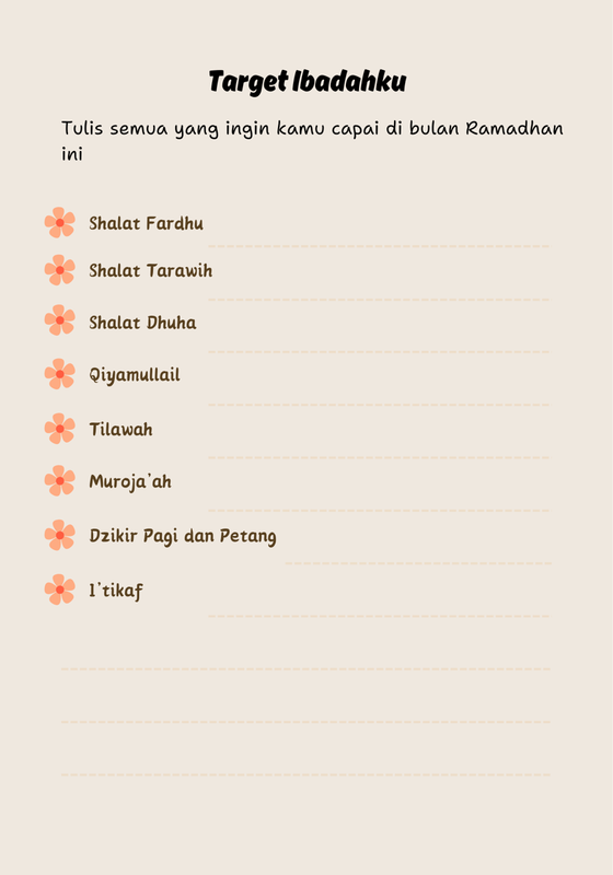 Highlight image for Jurnal Ramadhan Lengkap