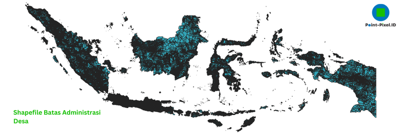 Highlight image for [FREE SHAPEFILE] Batas Administrasi Desa Terbaru