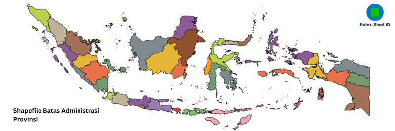 Highlight image for Shapefile Provinsi Seluruh Indonesia Terbaru - Provinsi Sumatera Barat