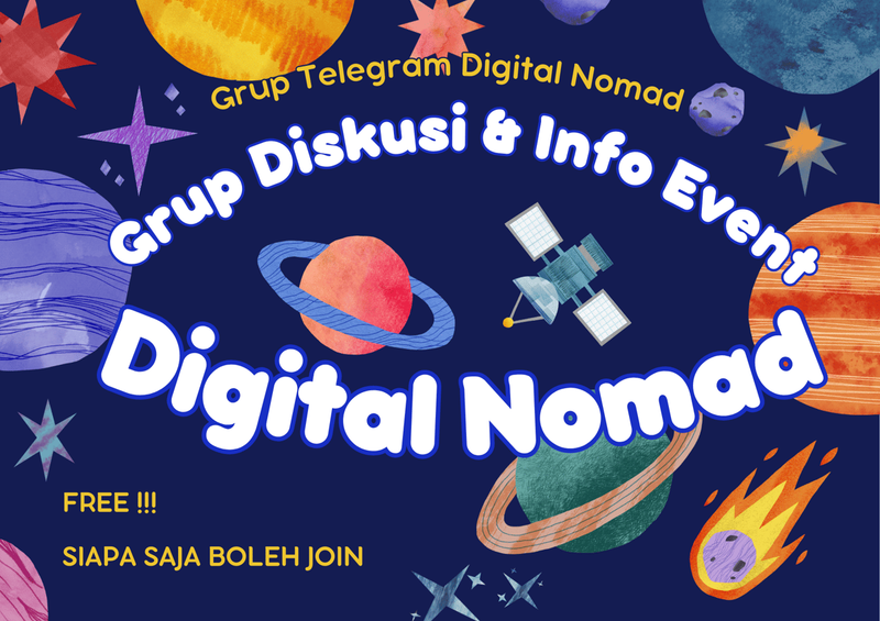 Highlight image for Grup Diskusi dan Info Event Digital Nomad