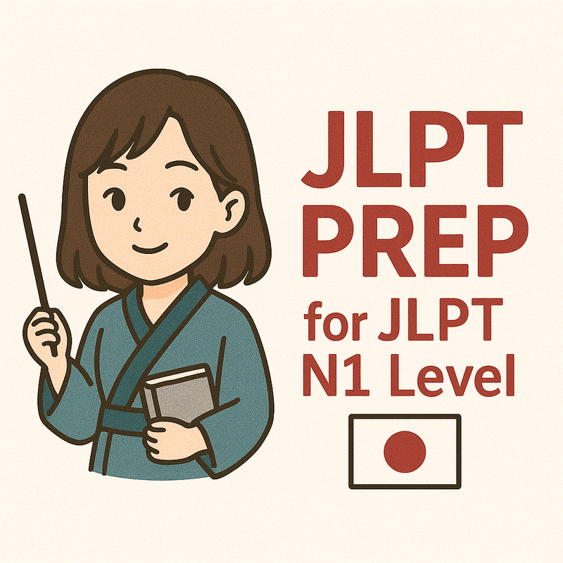 Image for (Custom GPT) JLPT Prep for JLPT N1 Level 👇🏻