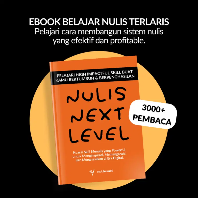 Image for Belajar Nulis dari E-Book-nya Kak Fardi Yandi 👇🏻