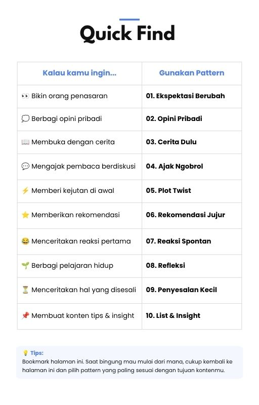 Highlight image 3 for 100+ Hook Siap Pakai untuk Niche-mu (E-Book Digital)