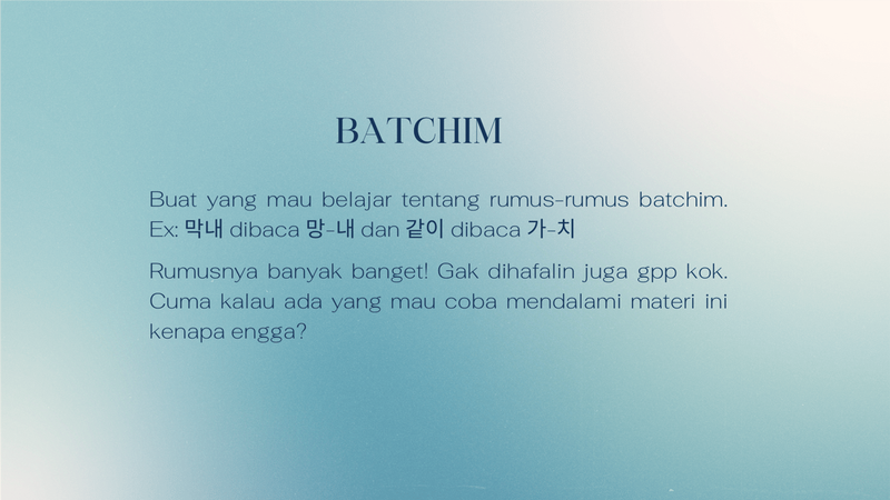 Highlight image for BATCHIM