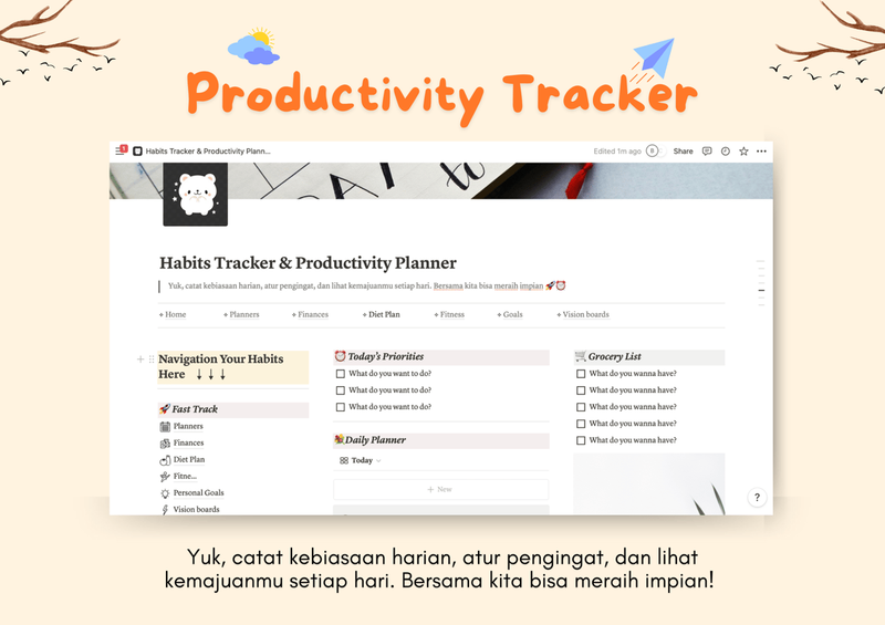 Highlight image for Notion for Habits: How To Build A Habit Tracker (Template Notion)