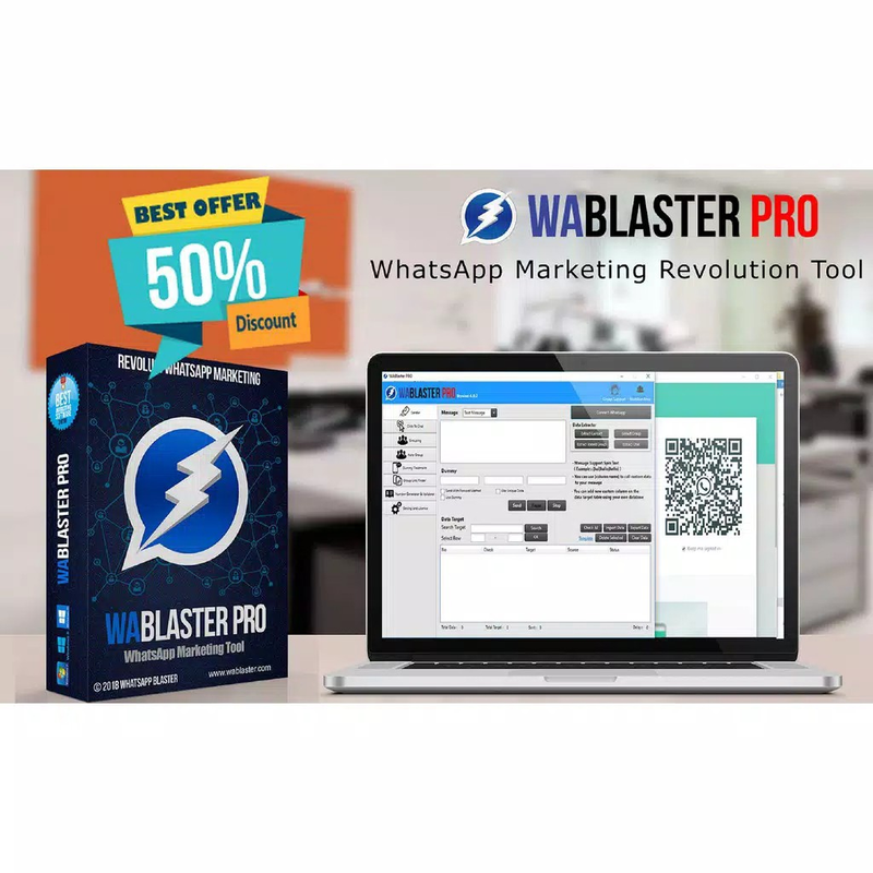 Highlight image 1 for WhastApp Blaster Pro Full Support 1 PCS