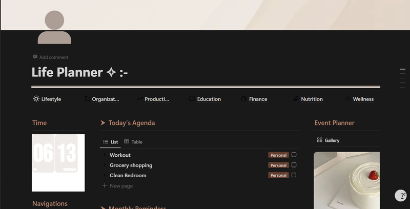 Highlight image for Life Planner ✧