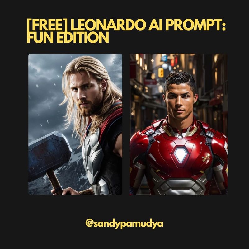 Highlight image 1 for [FREE] LEONARDO AI PROMPT: FUN EDITION