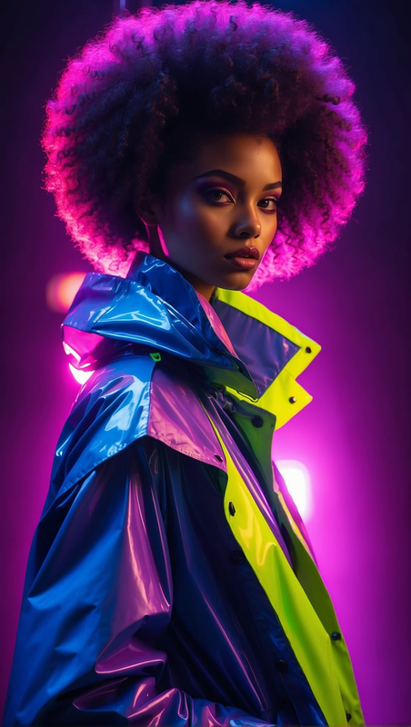 Highlight image for [FREE] LEONARDO AI PROMPT : NEON PHOTOSHOOT