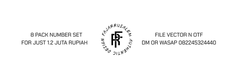 Highlight image for NUMBER SET PACKAGE FOR JERSEY FROM FAJARRUSALEM