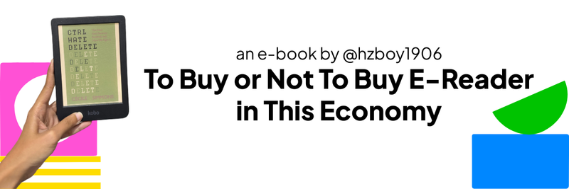 Highlight image for To Buy or Not to Buy EReader