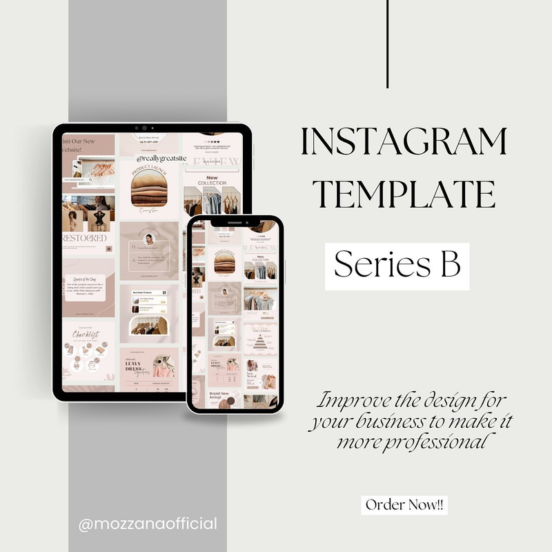 Highlight image 1 for Template Feeds Instagram Series B