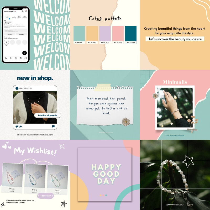 Highlight image for Template feed instagram for olshop