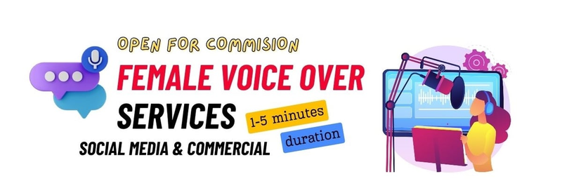 Highlight image for Female Voice Over Services (1-5 minutes)