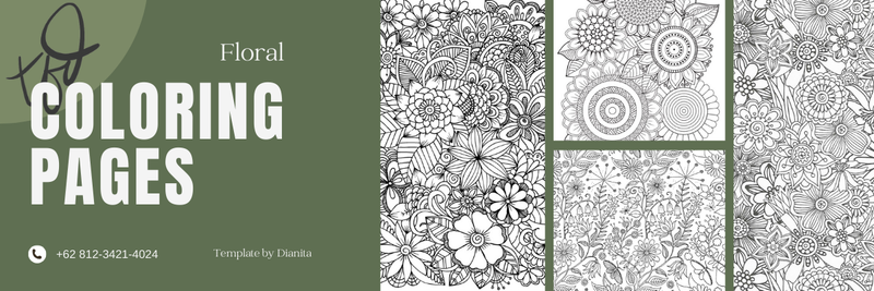 Highlight image for 25+ Printable Coloring Pages - Floral