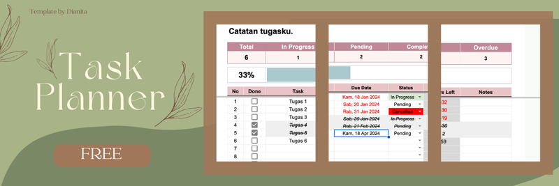 Highlight image for [FREE Template] Task Planner