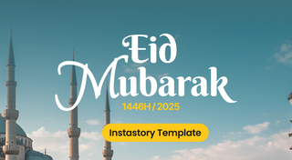 image for (GRATIS) Instastory Template Lebaran 2025 button