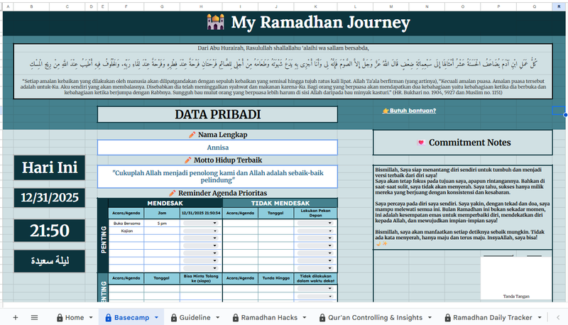 Image 0 for ๐จ GET READY! Fitur lengkap dalam 1 Google Sheets