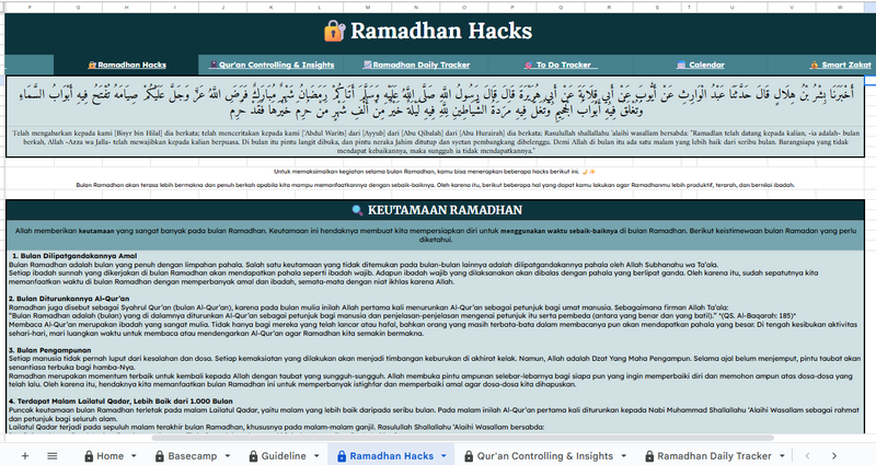 Image 1 for ๐จ GET READY! Fitur lengkap dalam 1 Google Sheets