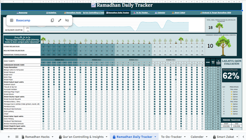 Image 3 for ๐จ GET READY! Fitur lengkap dalam 1 Google Sheets
