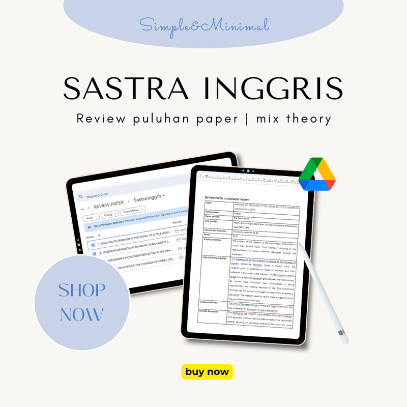 Highlight image for REVIEW JURNAL/PAPER SASTRA INGGRIS (mix teori)